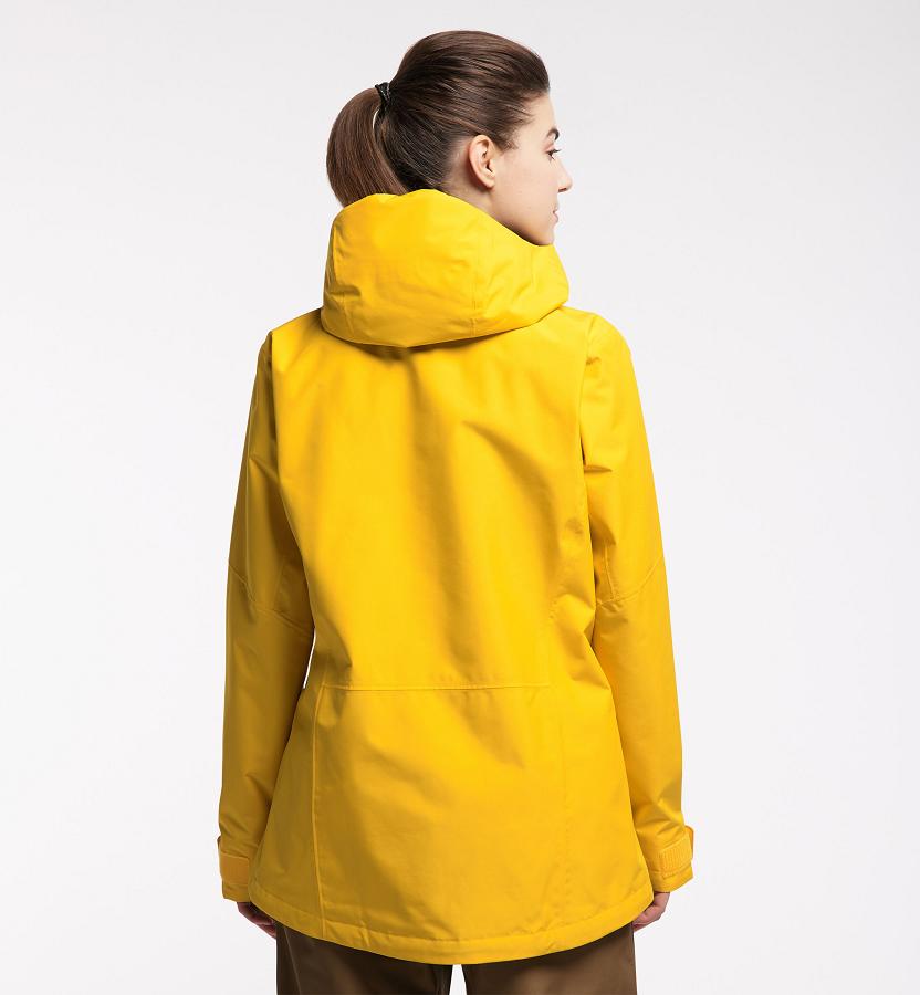 Haglöfs Womens Lumi Ski Jacket Yellow New Zealand 87364XELH